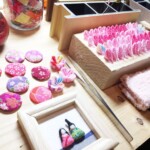 作業風景 ひな祭り